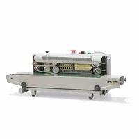 pakcn sel 900 220v50hz automatic continuous coding printer plastic bag sealing machine