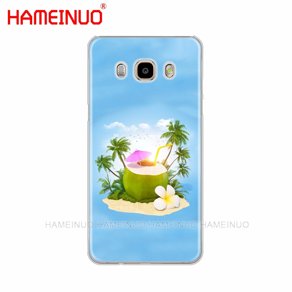 HAMEINUO кокосовый пляж фруктовый сок Летний чехол для телефона Samsung Galaxy J1 J2 J3 J5 J7 MINI ACE