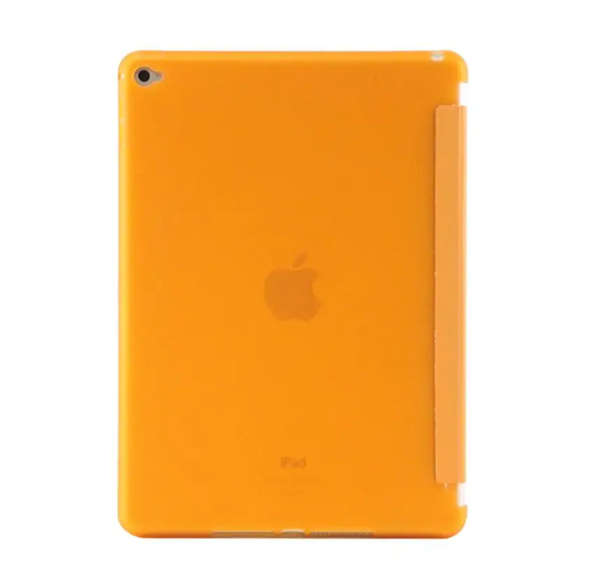 Ultra Slim Case для Apple iPad Air 2 Ipad6 штатив Smart с ТПУ Прозрачная задняя крышка A1566 A1567
