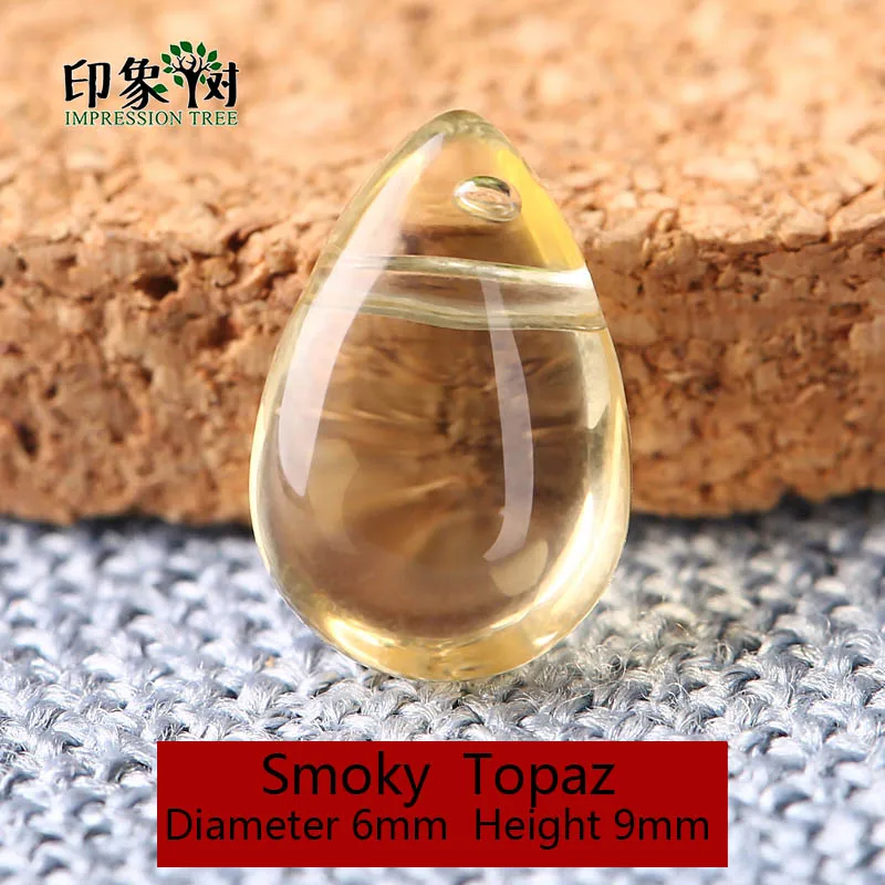 Smoky Topaz 10pcs Стеклянные бусины в форме капли, 10 шт., 9х6 мм, кристаллические бусины ручной работы для ожерелья и серег, фурнитура для самостоятельного изготовления ювелирных украшений, модель 16012 - Цвет: Smoky Topaz 10pcs
