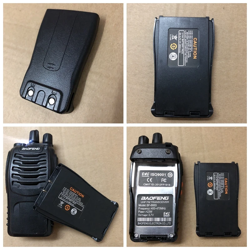 888S walkie talkie Аккумулятор DC 3,7 V 2800mAh литий-ионный аккумулятор для Baofeng walkie talkie BF-888S BF888S BF-666S BF666S
