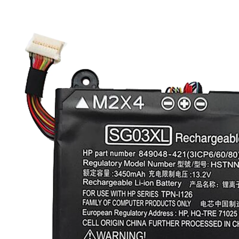 GZSM ноутбук батарея SG03XL для hp M7-U009DX батареи HSTNN-LB7E ноутбука TPN-I126 3ICP7/61/80 | Компьютеры