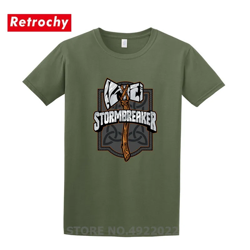 Ретро Stormbreaker Viking футболка с надписью Thor классический фильм Мужская Викинг