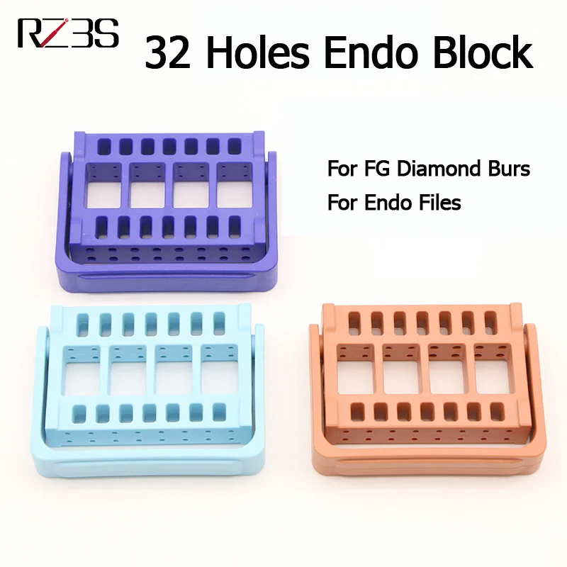 RZ3S 32 отверстия эндо блок для зубные FG 1 6 мм бур и endodontic 135 градусов стерилизации