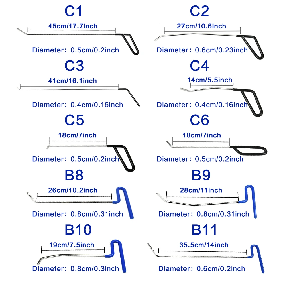 Набор инструментов для беспокрасочного ремонта клеевой пистолет со
