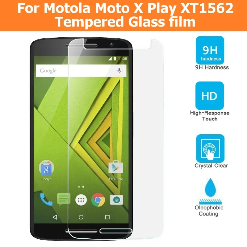 Пленка из закаленного стекла для Motorola Moto X X2 X3 стеклянная пленка Style Pure Edition / Force Play