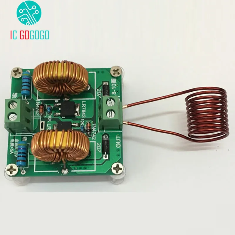 DIY Мини ZVS Tesla Высоковольтная катушка генератора Jacob Ladder высокочастотный датчик