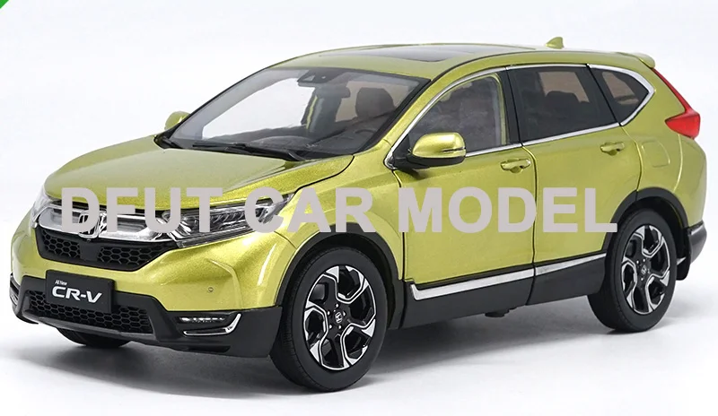 Цвет: желтый Литая 1:18 игрушка из сплава CRV SUV Honda модель автомобиля Детские Игрушечные Машинки оригинальные авторизованные подлинные детские игрушки - Цвет: Цвет: желтый