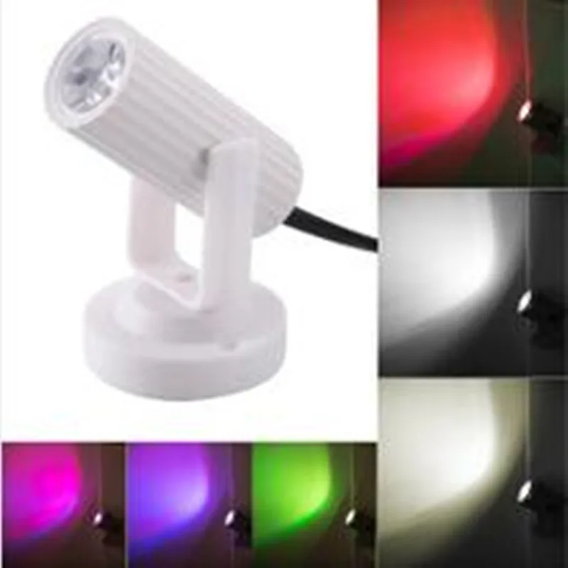 1 Вт шт. сценический светильник RGB/Purpler/красный/белый Светодиодный DMX луч Точечный