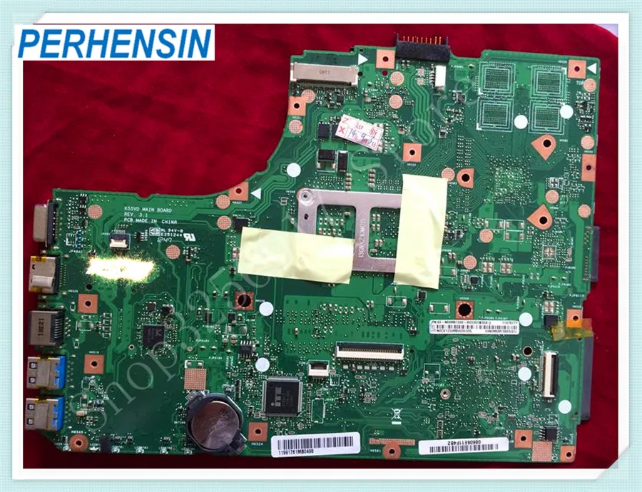 Материнская плата для ноутбука ASUS K55VD 69N0M6M13B03 60 N89MB1300 B03|motherboard for asus|motherboards laptopslaptop