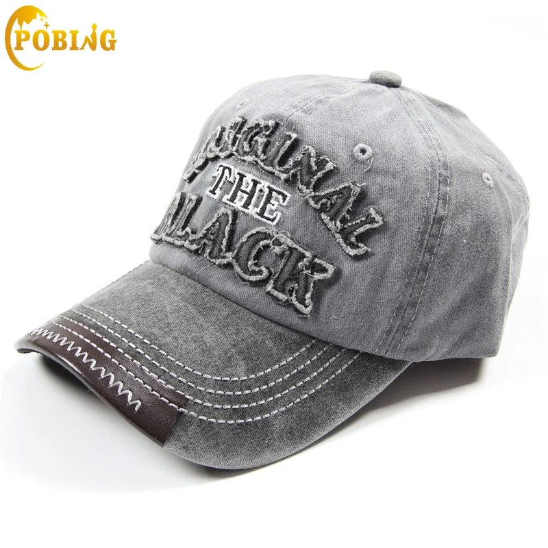 POBING роскошная брендовая бейсболка облегающая Кепка Snapback для мужчин женщин Gorras