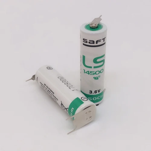 

2pcs/lot New Original SAFT LS14500 size AA 3.6V 2600MAH Thionyl Chloride Industrial lithium battery plc batteries With Tabs