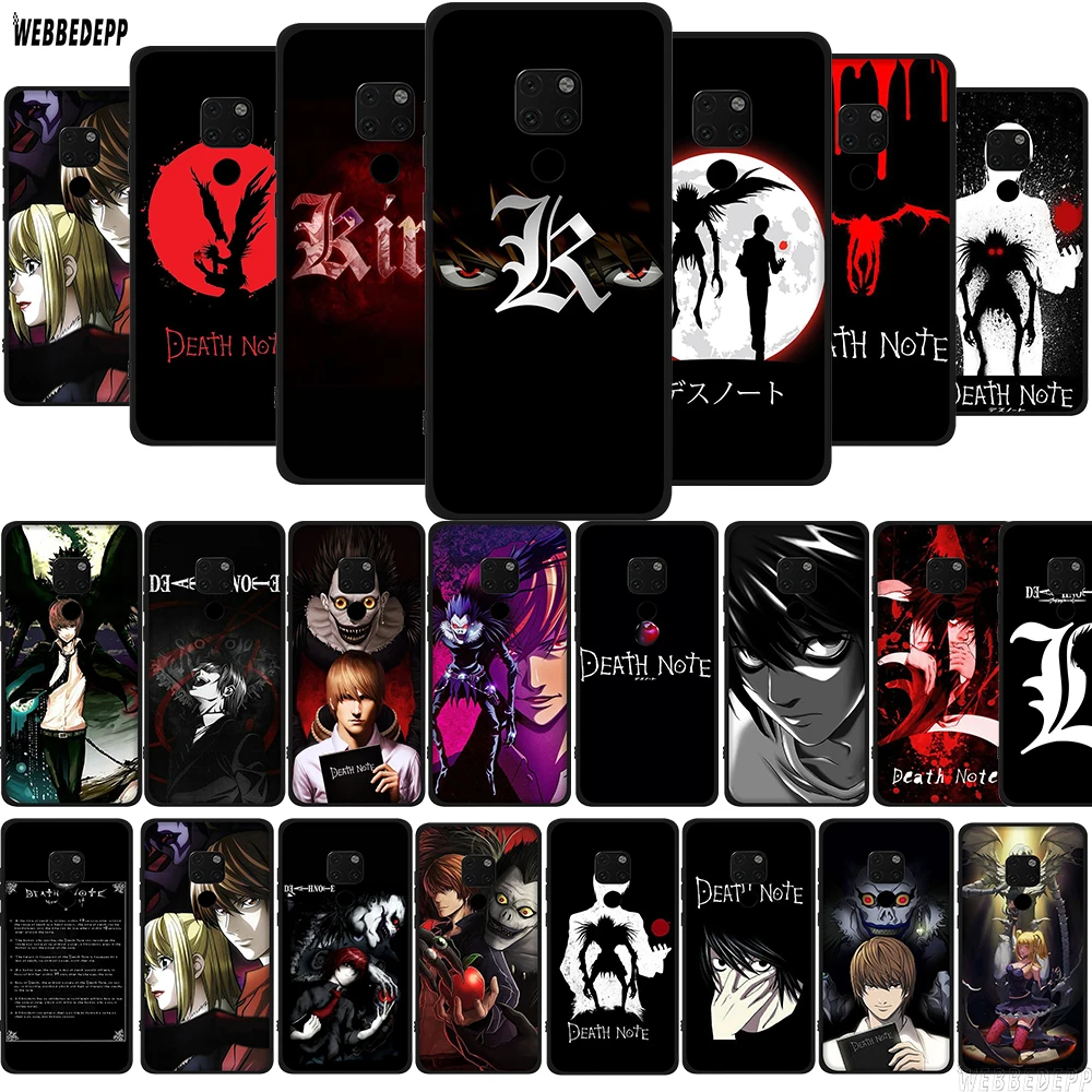 WEBBEDEPP Death Note Ryuk kira TPU чехол для Huawei Honor 7A Pro 7X 8X 8C 8 9 10 Lite Y6 Prime 2018 мягкий чехол|Бамперы| |