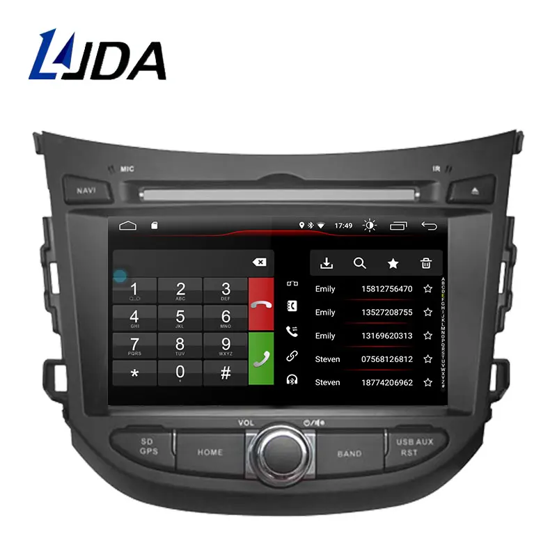 LJDA Android 10,0 автомобильный dvd-плеер для HYUNDAI HB20 2 Din Автомобильный Радио gps Навигация стерео Мультимедиа wifi автоаудио головное устройство 2+ 16
