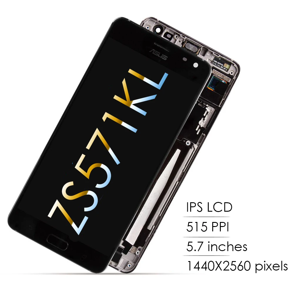 5," Sinbeda AMOLED для ASUS Zenfone AR ZS571KL lcd сенсорный экран с рамкой дигитайзер для ASUS Zenfone ZS571KL дисплей ZS571kl lcd