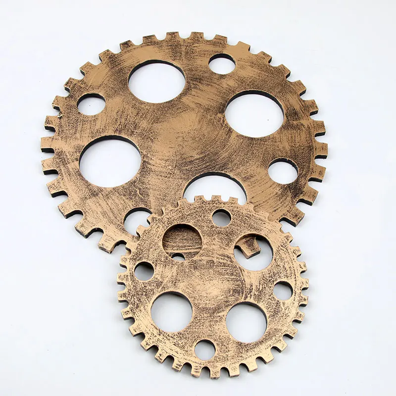 Ретро Имитация металла украшение для дома декоративная Шестерня KTV бар чердак