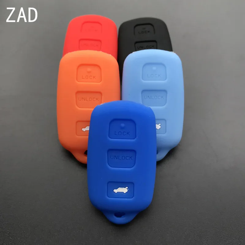 ZAD силиконовый чехол для ключа toyota Celica 4runner Camry Corolla Echo FJ Cruiser Matrix Sedan Prius RAV4 Solara