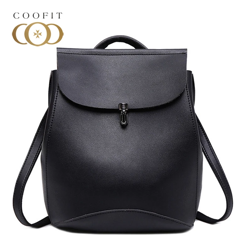 Coofit лаконичный мини рюкзак из искусственной кожи для девочек подростков