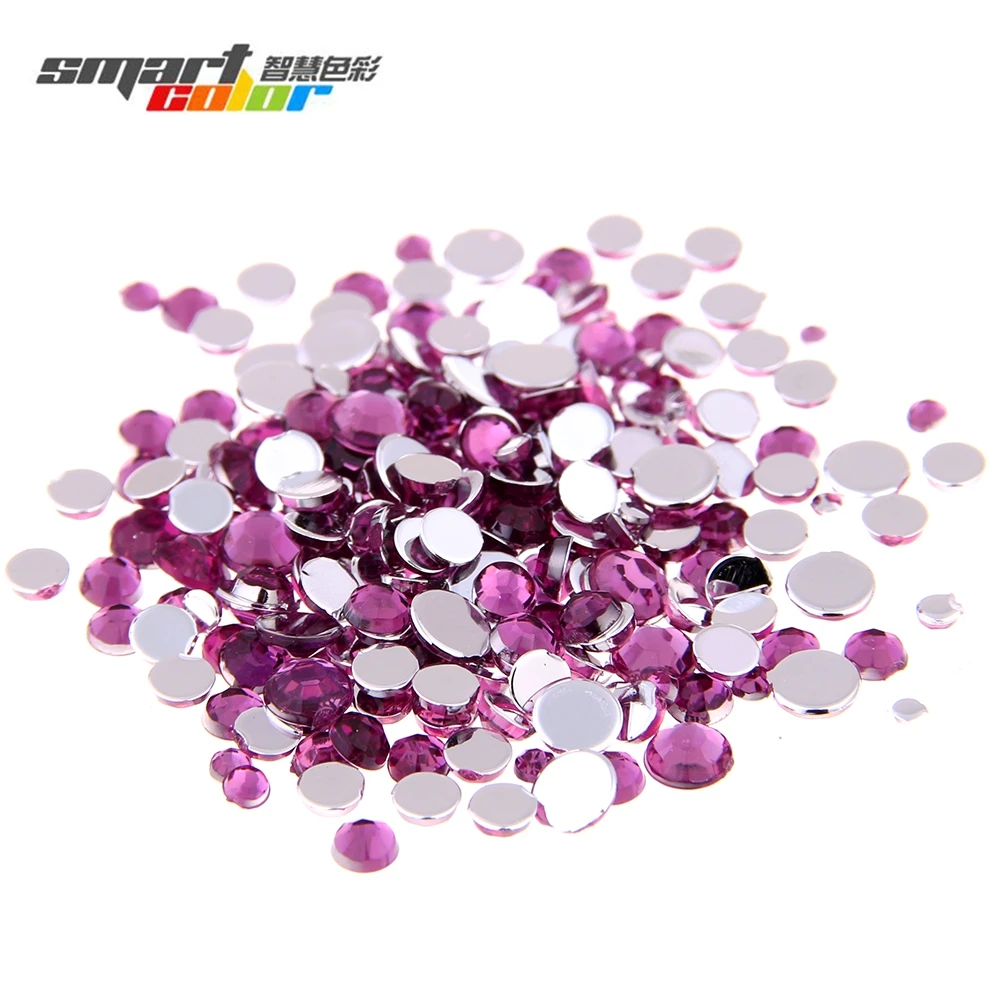 Smart Color Grape Purple Acrylic Rhinestones Shoes Sparkling Nail Art Decorations Clothing Small Pack | Красота и здоровье