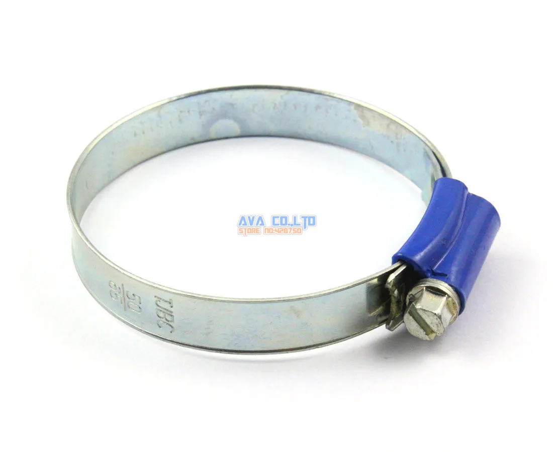 

5 Pieces 50-65mm Carbon Steel Hose Clamp Worm Gear Hose Pipe Fitting Clamp