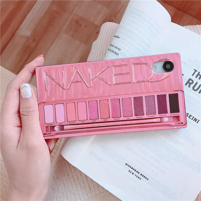 Pink Eye Shadow Disk TPU Case For IPhone11 Iphone11Pro Iphone11ProMax 2019 New Cover IphoneXMAX XR XS 8 7 6 Plus Capa Fundas |