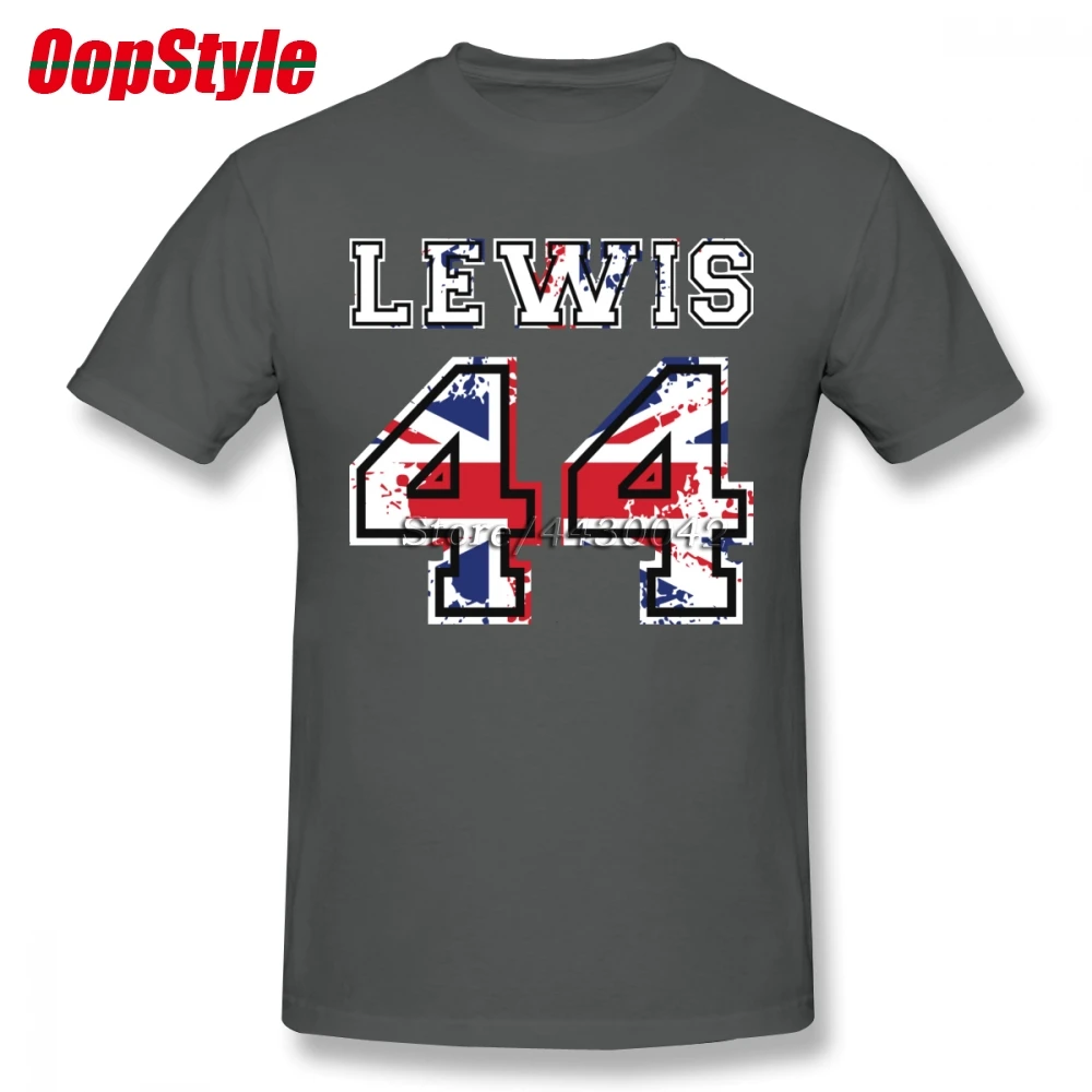 Lewis Hamilton 44 Union Jack T-shirt For Men Dropshipping Summer Short Sleeve Cotton Plus Size Custom Team Tee 4XL 5XL 6XL | Мужская