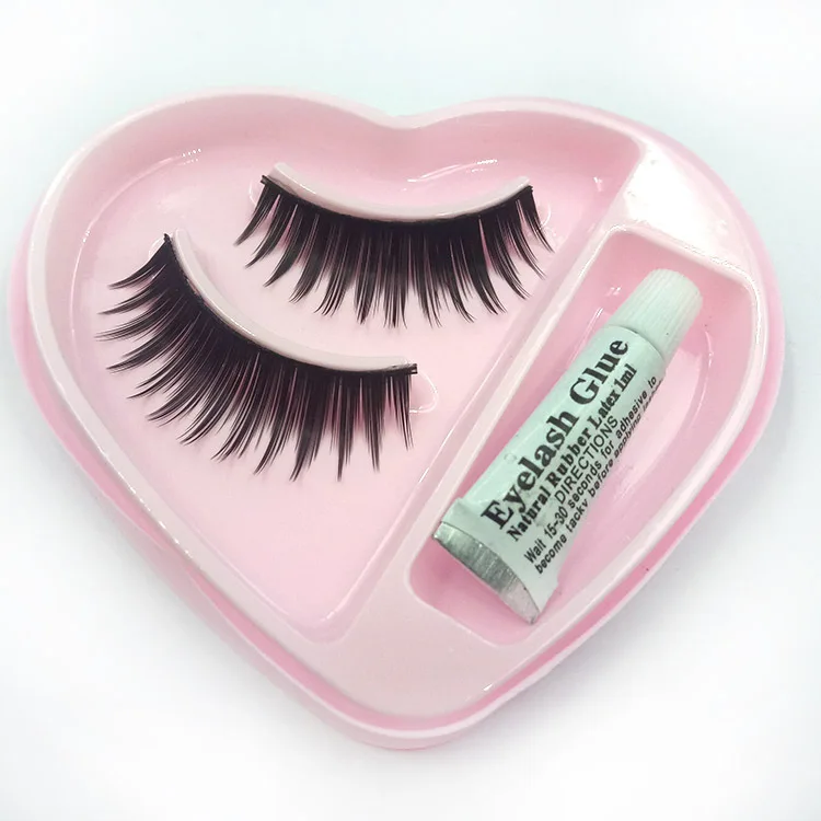 Новинка 1 пара в форме сердца хорошие украшения накладные ресницы Корея