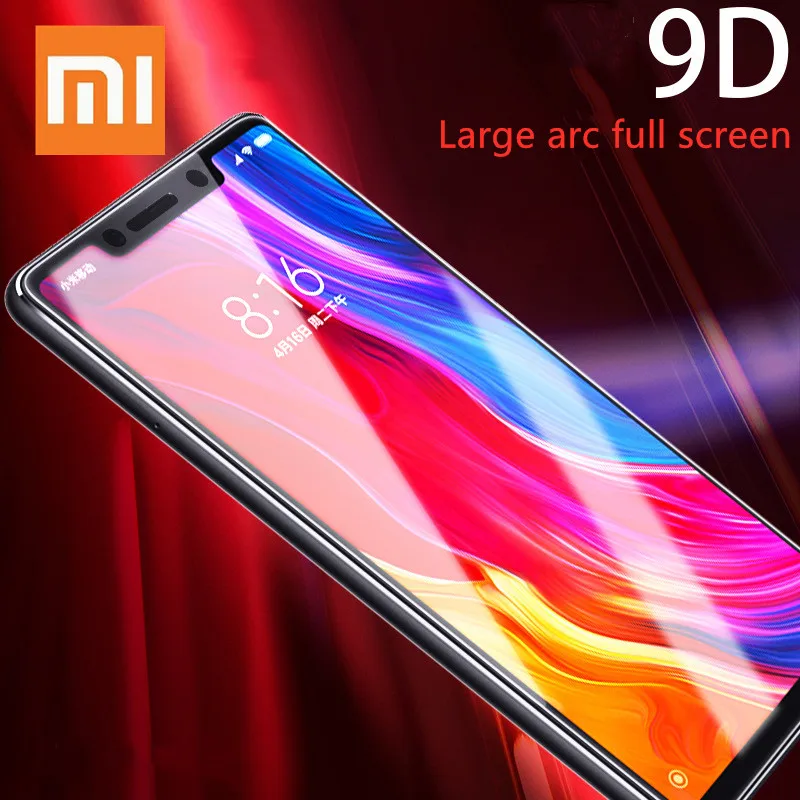 9D закаленное стекло для Xiaomi mi 8 lite A2 A1 Redmi Note 7 5 6 Pro 4X Защитная пленка экрана 6A 5A 6X |