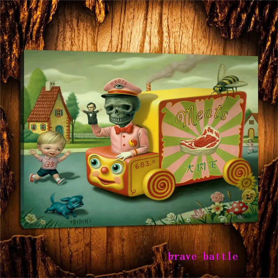 Mark Ryden детский необычный холст для живописи Тёмный мир гостиная спальня домашний