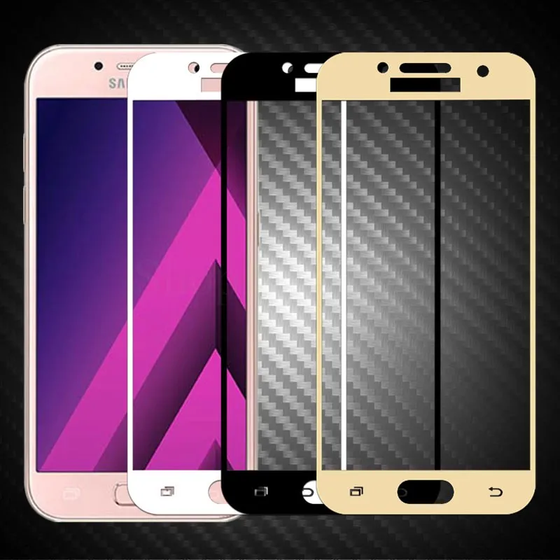 Защитное стекло A520 закаленное для Samsung Galaxy A5 2017 9H|Защитные стёкла и плёнки