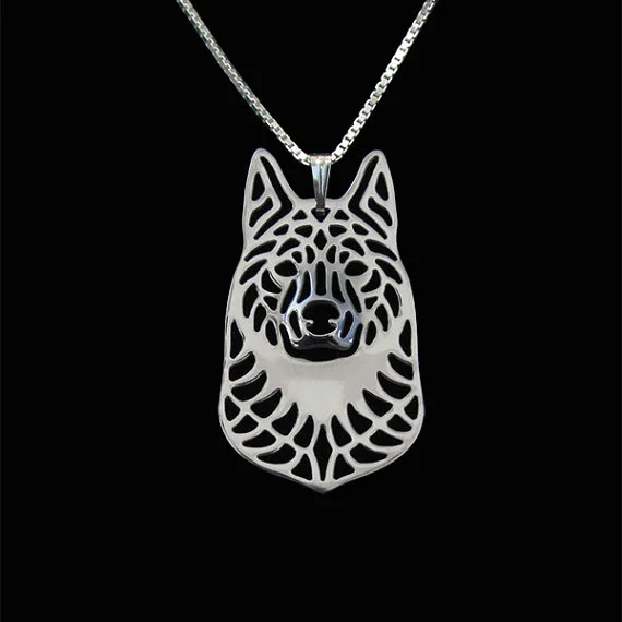 Норвежский ожерелье с подвеской из золота и серебра ювелирные изделия простое