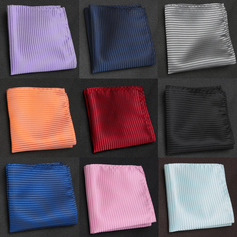 Мужской носовой платок однотонные Hankies мужские роскошные деловые карманные