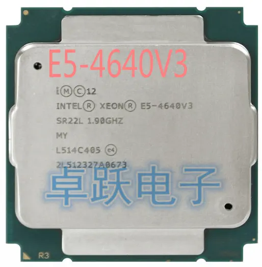 E5-4640V3 Intel Xeon E5 4640V3 1,9 ГГц 12-жильная 30 Мб smartcache E5 4640 V3 FCLGA2011-3 105W E5-4640 V3