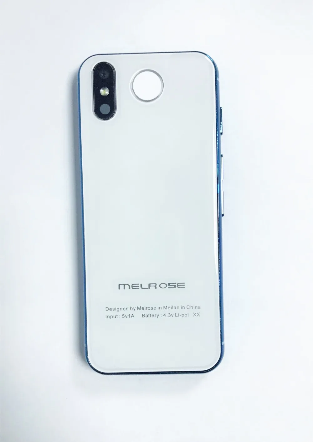 Маленький смартфон Melrose, 3,4 дюйма, маленький экран MT6739V, 1 ГБ, 8 ГБ, Android 8,1, карманный мини-студенческий мобильный телефон с отпечатком пальца