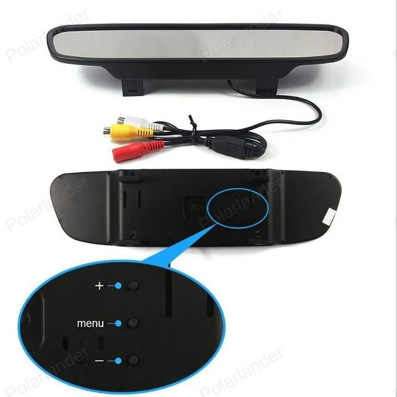 Auto Video Parking Assistance 4.3 inch TFT LCD Car Rearview Mirror Monitor + MiNi CCD Rear View reversing Camera | Автомобили и
