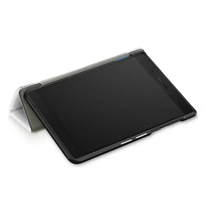 Чехол подставка из искусственной кожи с рисунком для планшета Lenovo Tab7 Essential/Tab4