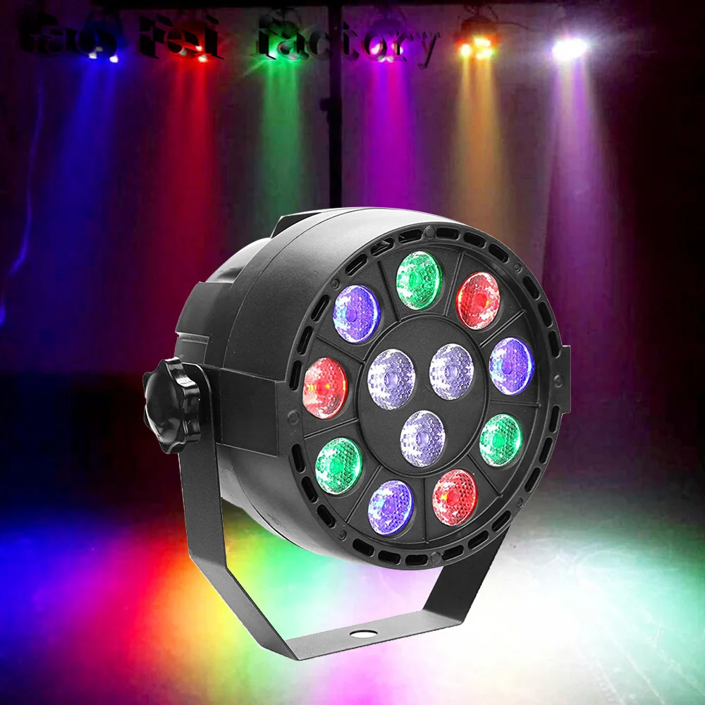 Высокое качество 12 Led Par сценический светильник Rgbw 8 Dmx Dream Color широкое