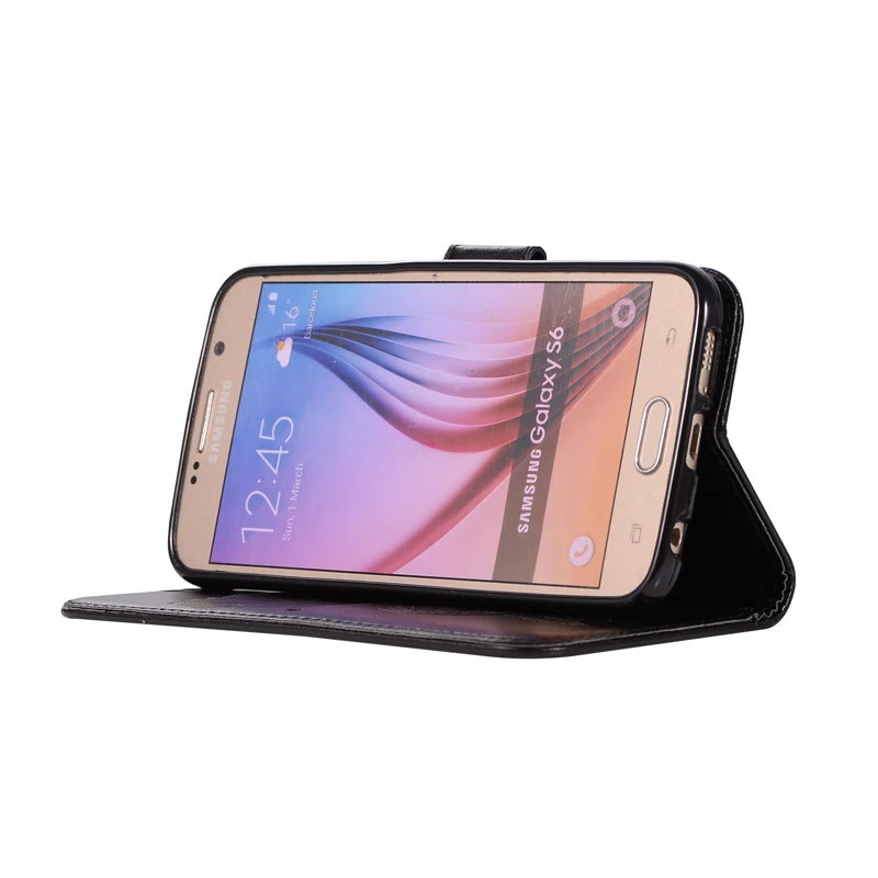 Effelon Новый чехол для Samsung Galaxy S6 G9200 из искусственной кожи с подставкой и отделением