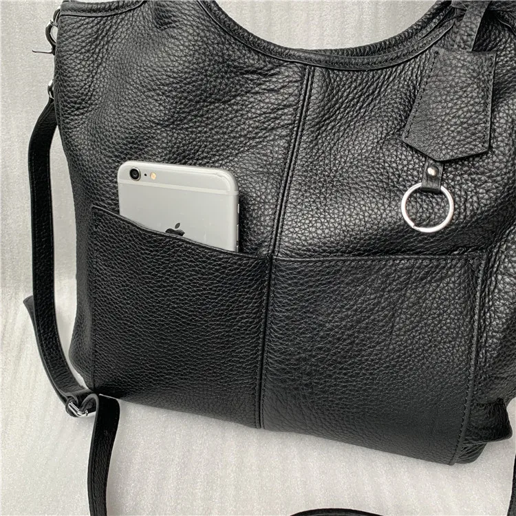 Mesul Брендовые женские сумки из натуральной кожи сумка женская переносная сумка на плечо Высокое качество Черный Большой Crossobdy Повседневная сумка