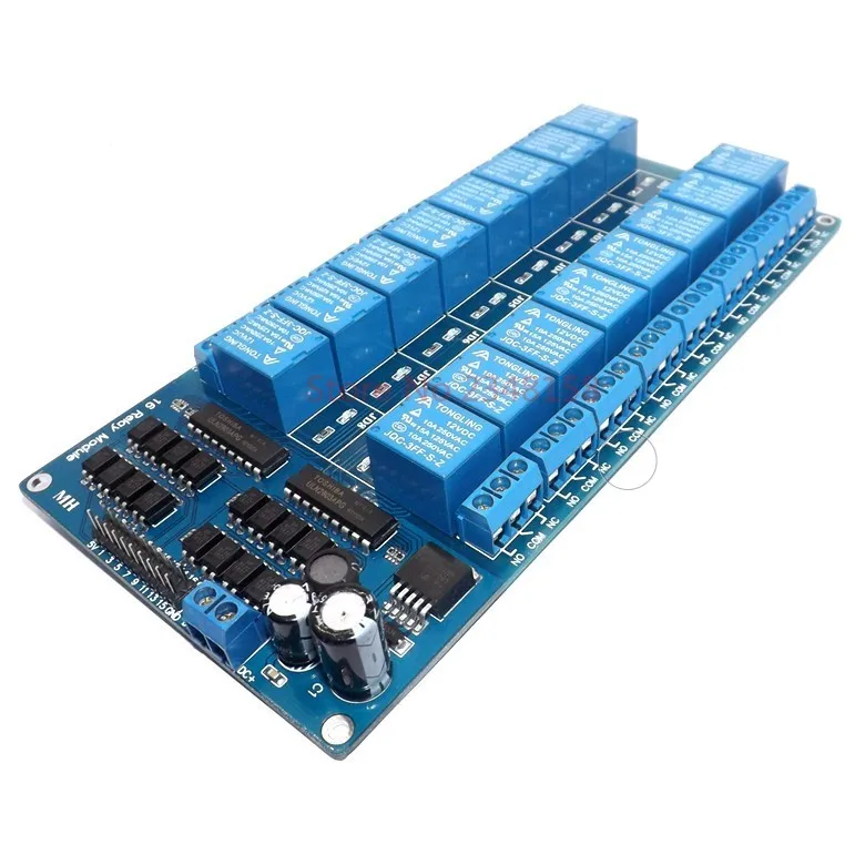 Thinary Electronic 5 в 16 канальный релейный модуль для arduino ARM PIC AVR DSP электронная релейная
