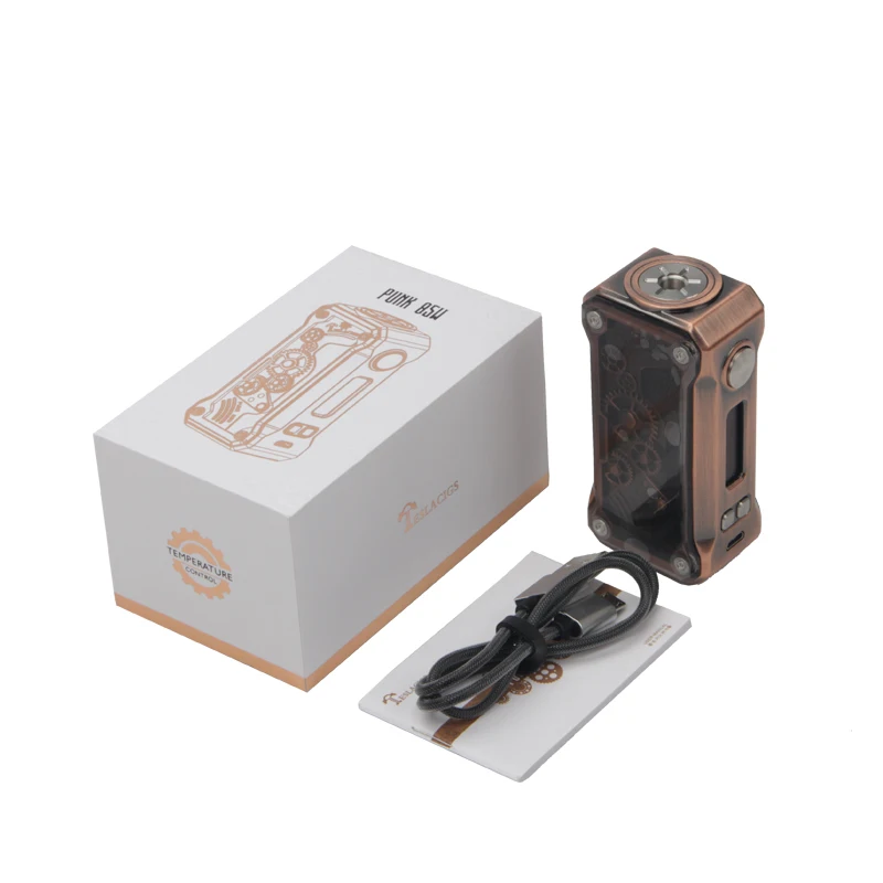 Оригинальный Teslacigs панк 85 Вт мод электронная сигарета с 510 резьбой fit 18650