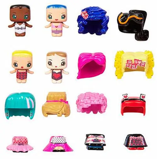 10 шт./компл. без повтора Pinypon Ароматические экшн-фигурка ПВХ игрушка Lalaloopsy с мультипликационным принтом с героями из мультфильма «Мой мини Mixie для девочек блоки D11
