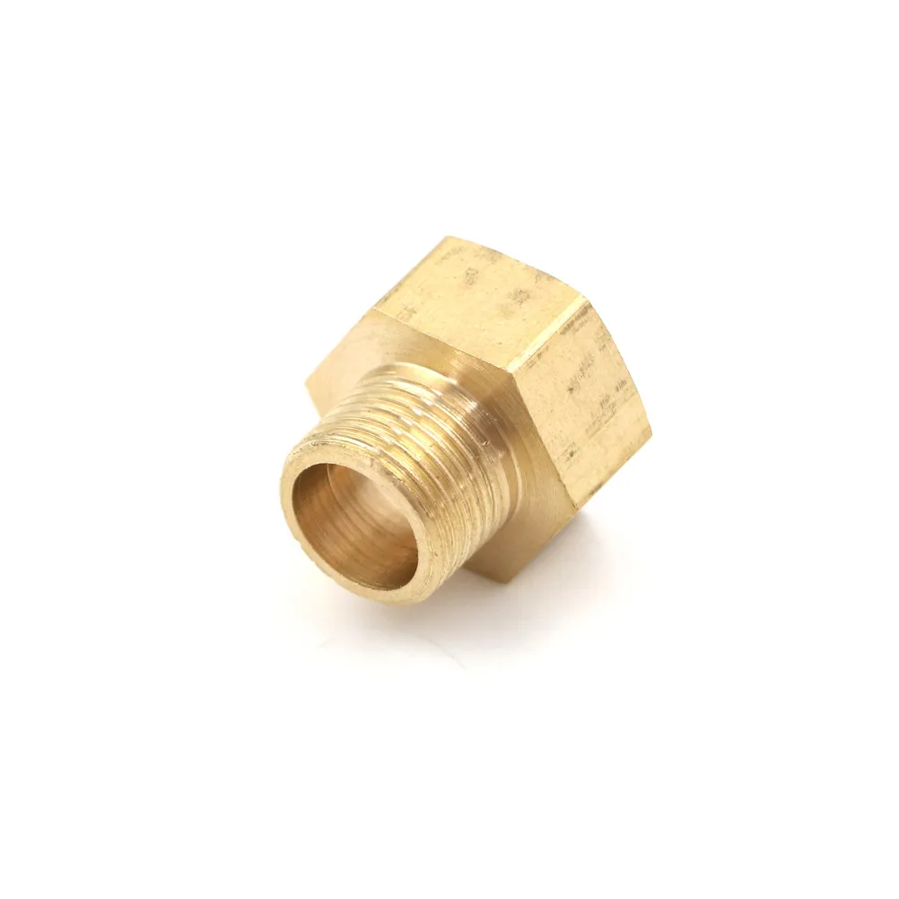 

1PC HUXUAN 1/2" BSP Female Thread x 3/8" BSP Male Thread Connection Brass Pipe Fitting Adapter For Water
