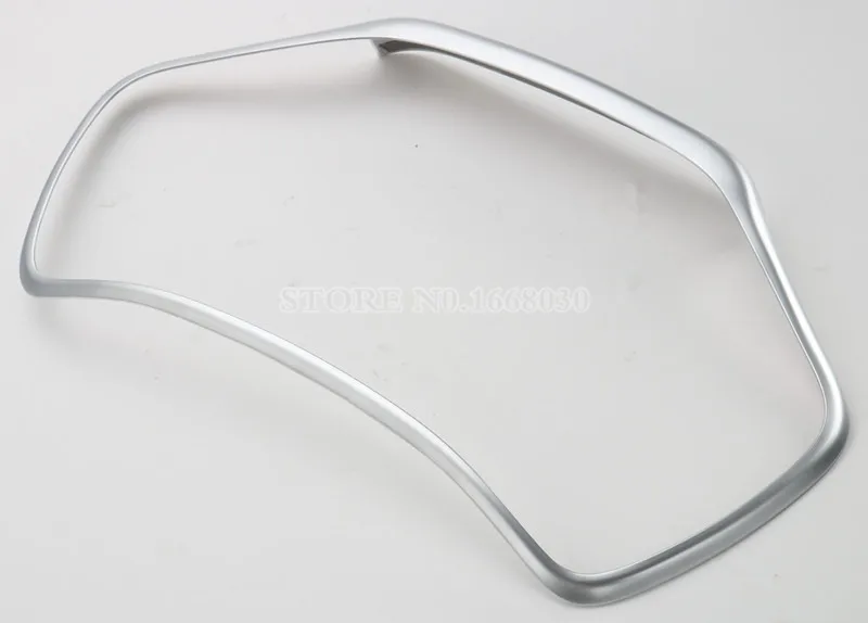 Матовое серебро консоли GPS навигации Рамки чехол накладка для Jeep Cherokee 2014 2016|trim|trim