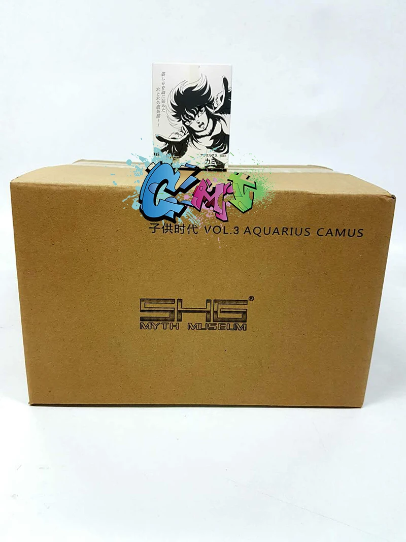 CMT Instock Folei ST Seiya Child Aquarius Camus and Polar bear (полный набор) игрушки фигурка|Игровые фигурки