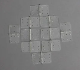 

10Pcs Nylon Plane Hinge L16 x W29mm for RC Airplane