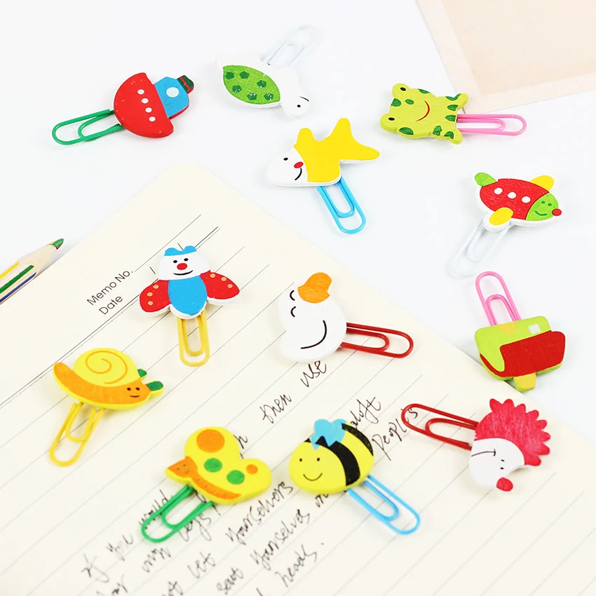 12 шт. детские деревянные зажимы|wooden clips|animal paperclipsclip cute |
