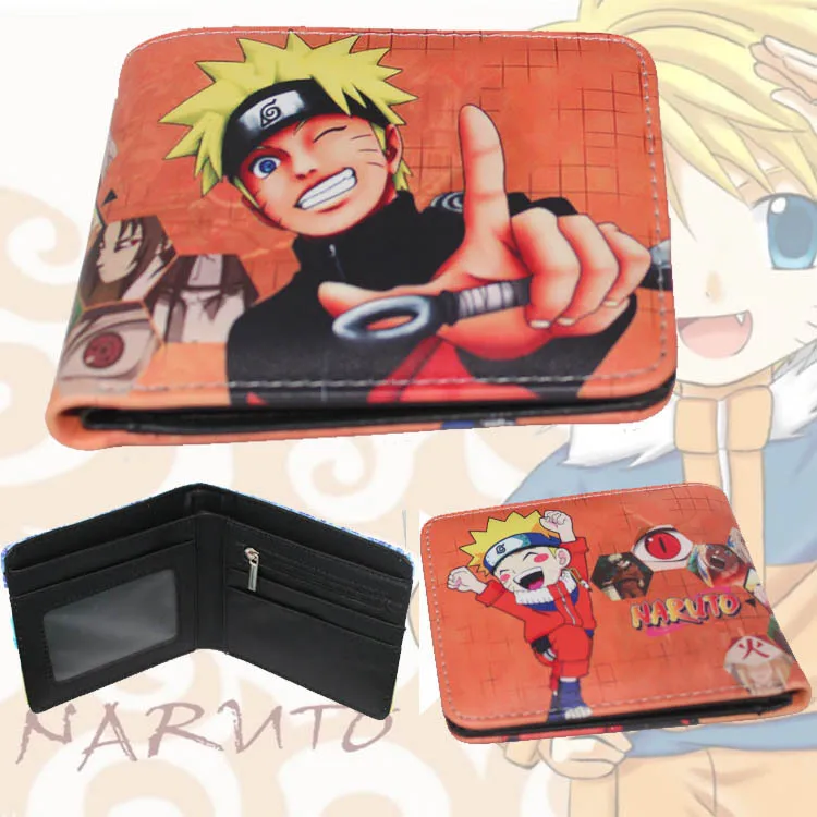 Naruto Shippuden 2 Дизайн, косплей, неоновый кошелек Genesis EvangelionEVA, аниме, Стальной алхимик, мультяшный кошелек, Черный дворецкий, кошелек для монет, кошелек из ПУ кожи - Цвет: Naruto Shippuden 2