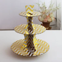 3 layers paper cupcake stand cardboard dessert holder candy bar birthday party wedding cake tray decorating cake display tools