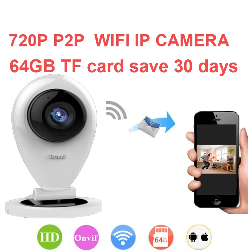 64G save 30day камера для видеоняни 720P H.380 P2P сетевая видеонаблюдения WiFi IP 1K peopel to